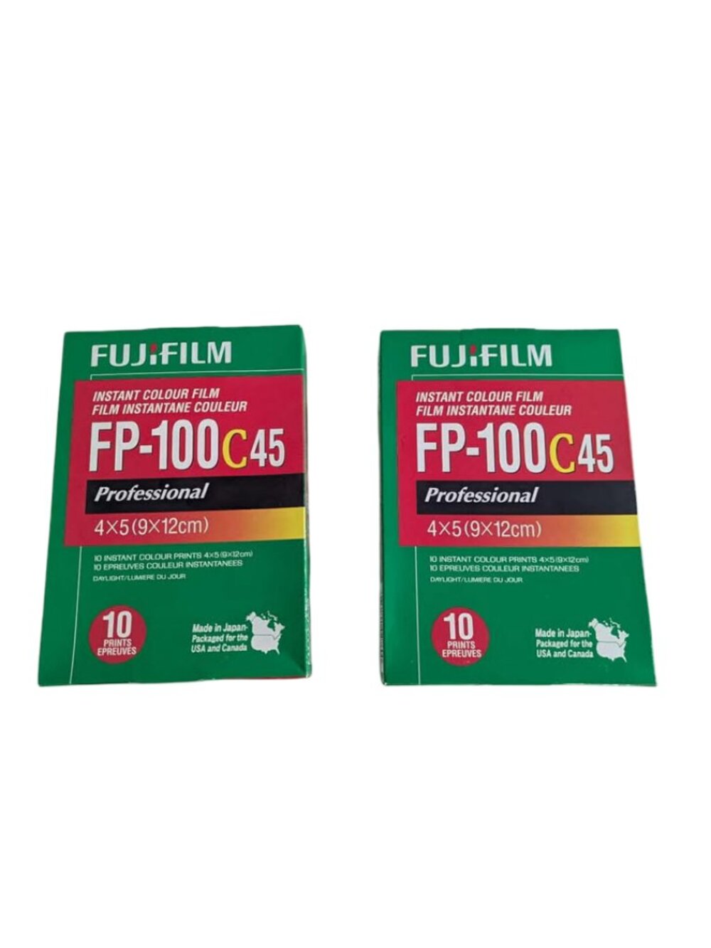 Fujifilm FP-100c45 Instant Film Backs (2 packs)